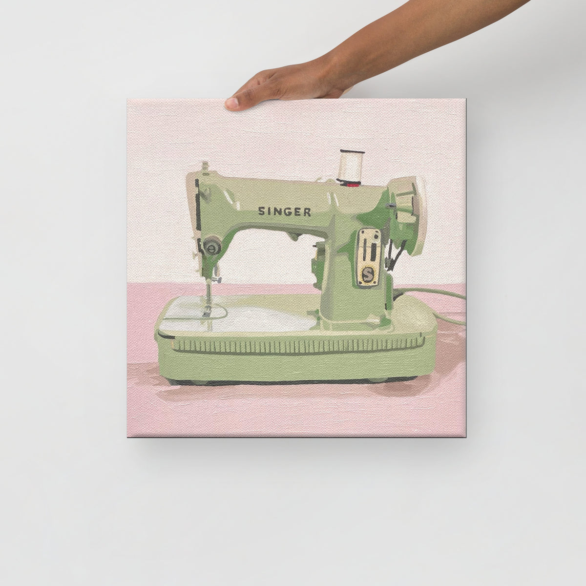 Singer Sewing Machine Print on Canvas