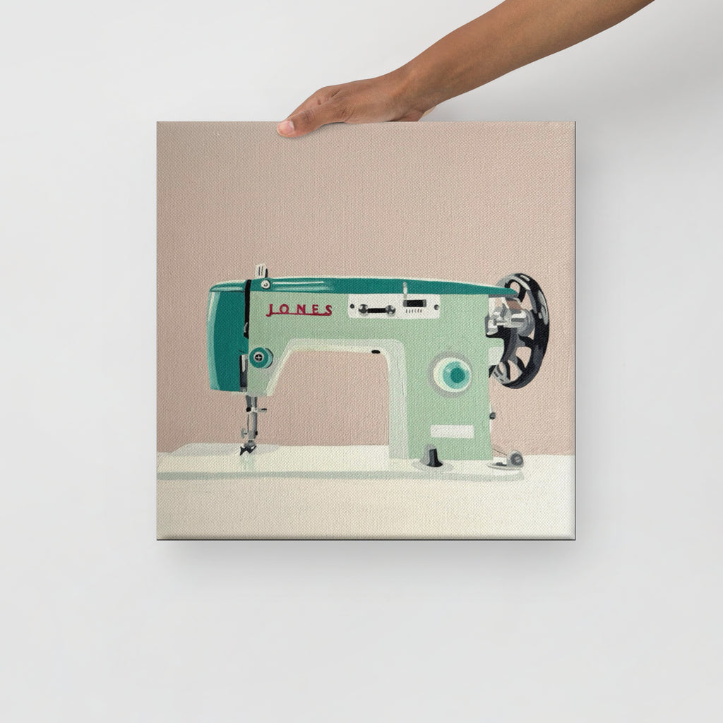 Jones Sewing Machine Print on Canvas