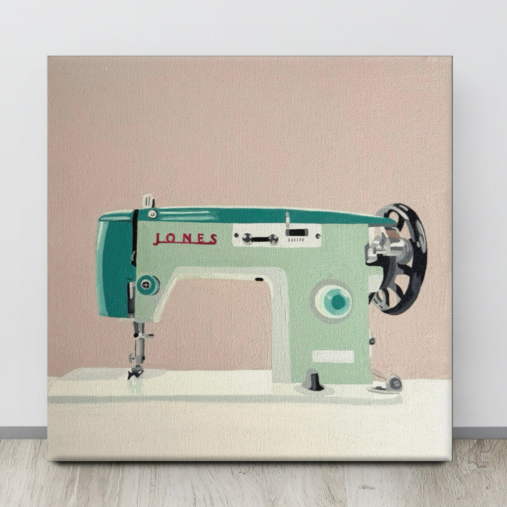 Jones Sewing Machine Print on Canvas