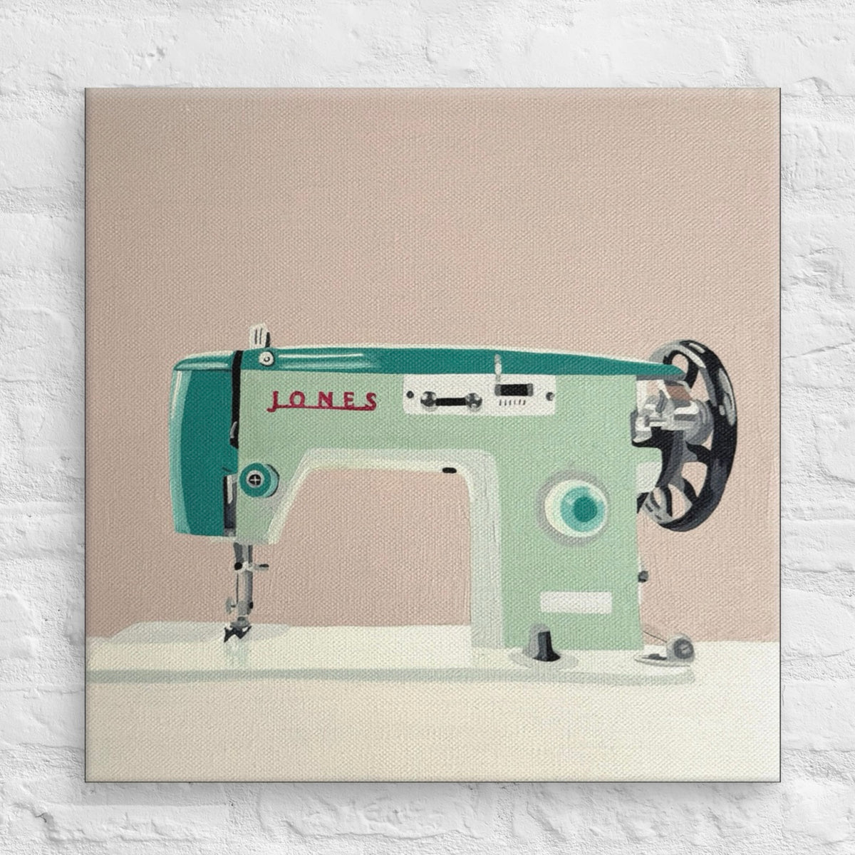 Jones Sewing Machine Print on Canvas