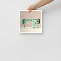 Jones Sewing Machine Print on Paper
