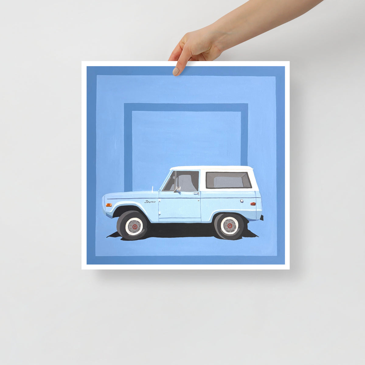 Bronco Art Print on Paper