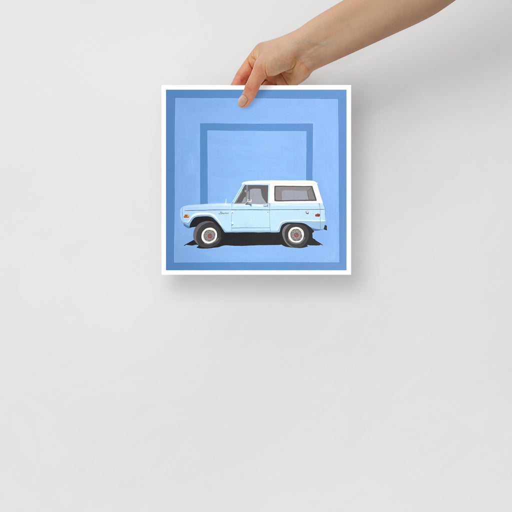 Bronco Art Print on Paper