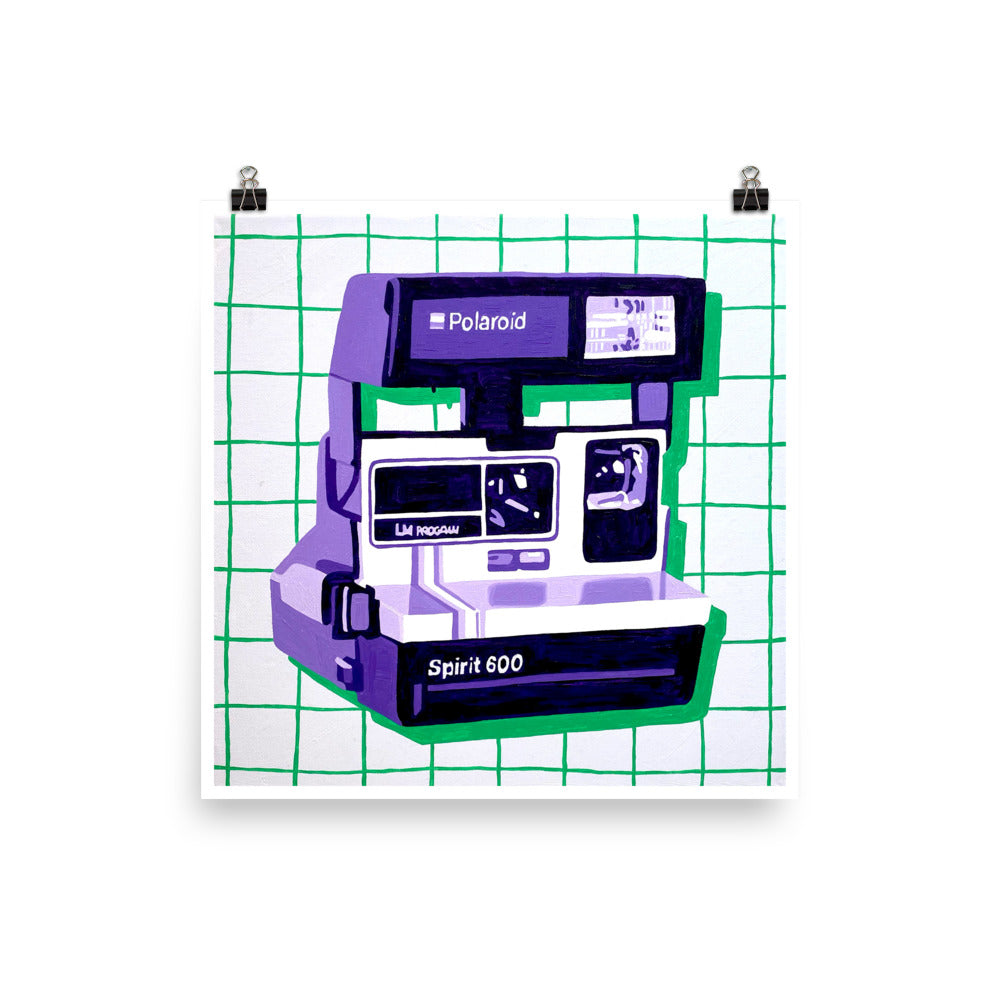 Camera Art Print on Paper