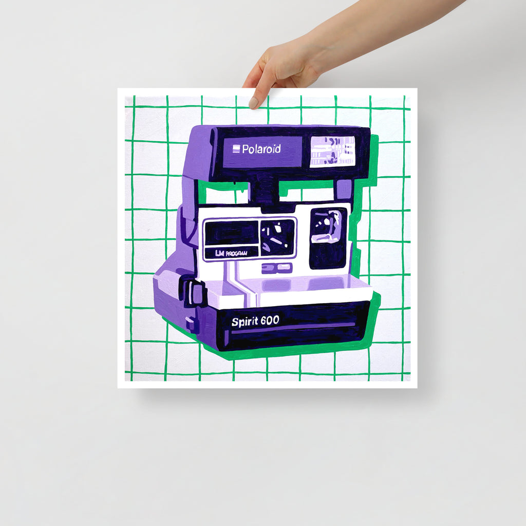 Camera Art Print on Paper