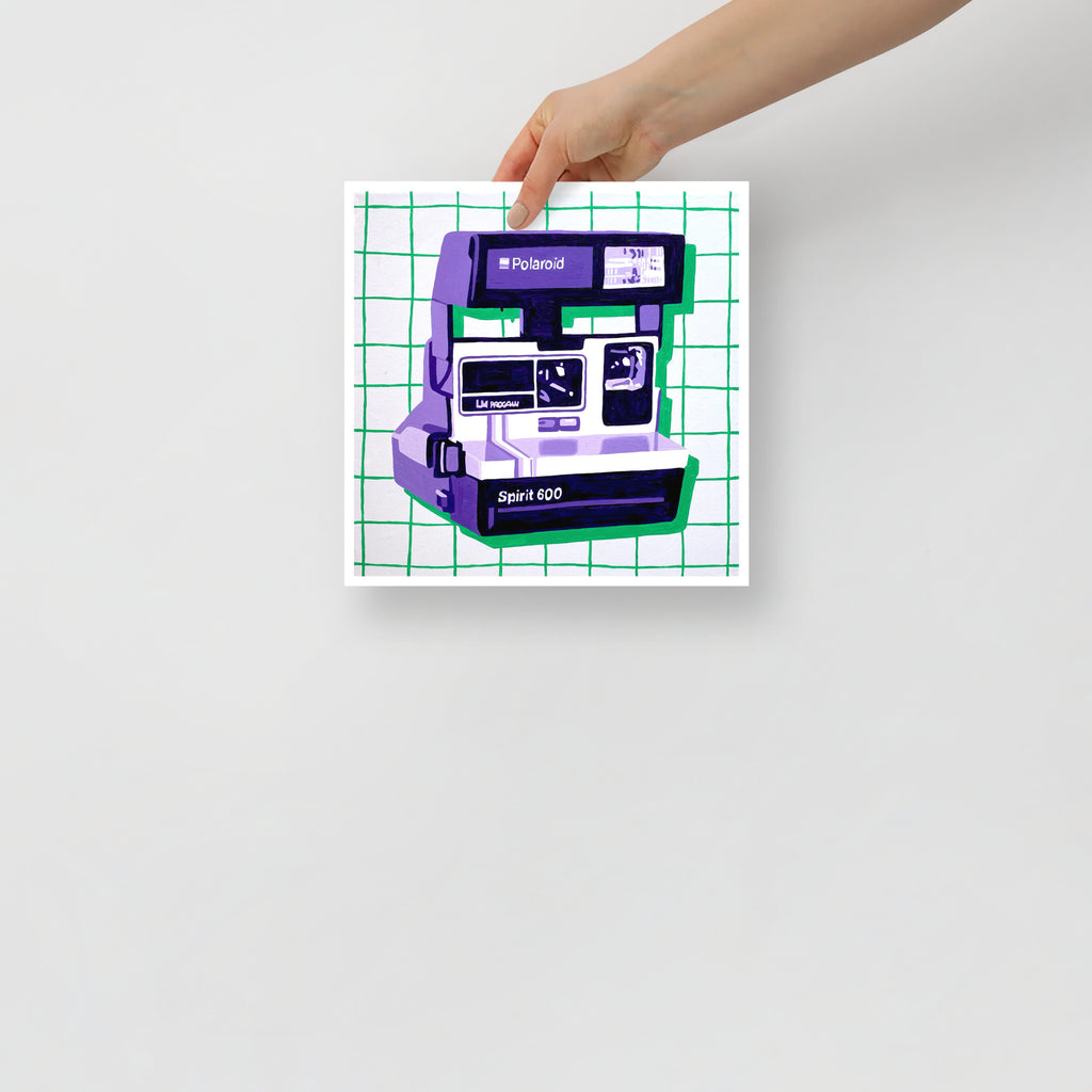 Camera Art Print on Paper
