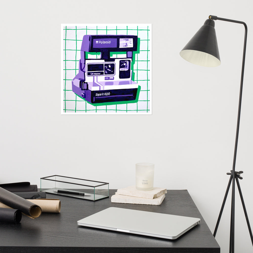 Camera Art Print on Paper