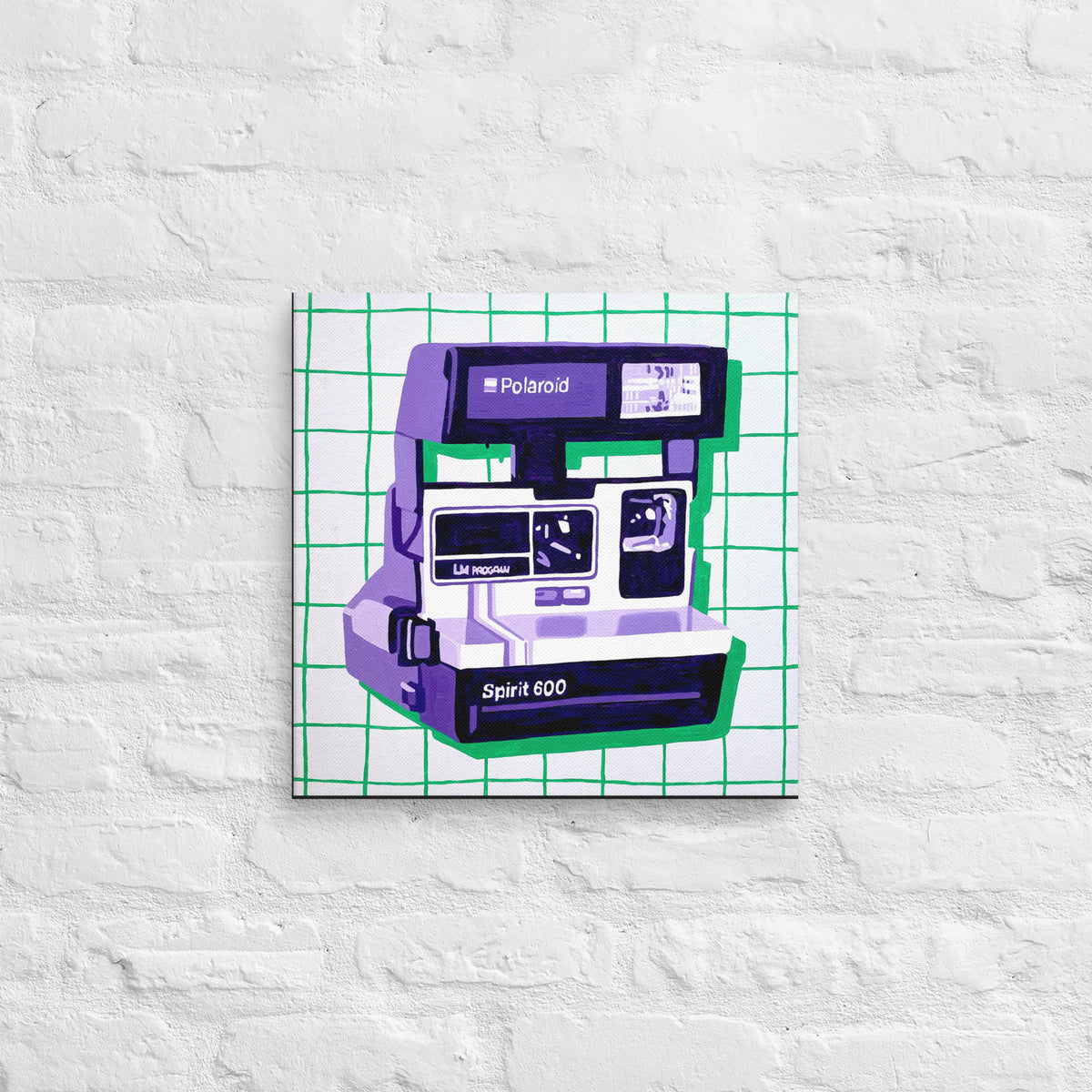 Camera Art Print on Canvas
