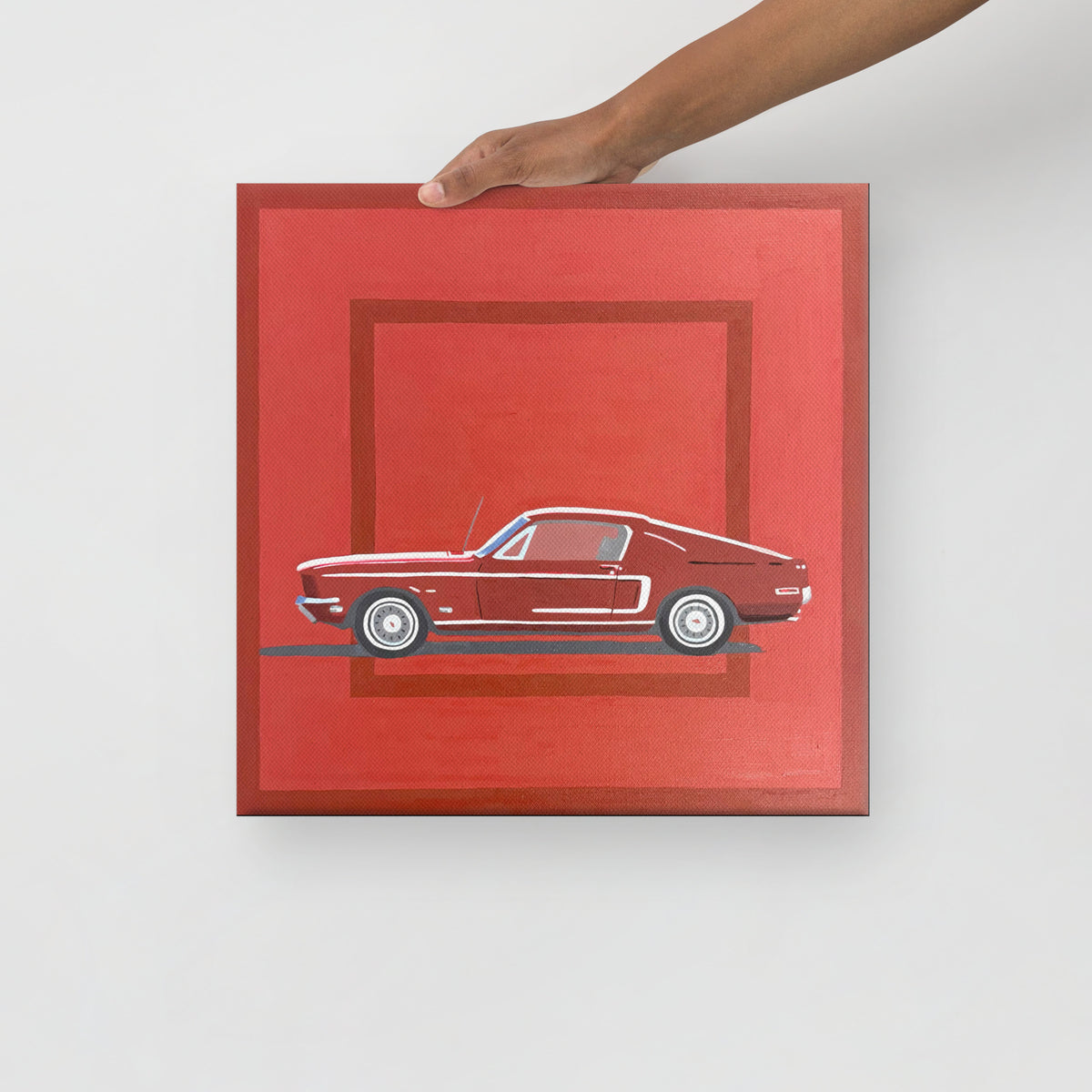 Fastback Art Print on Canvas