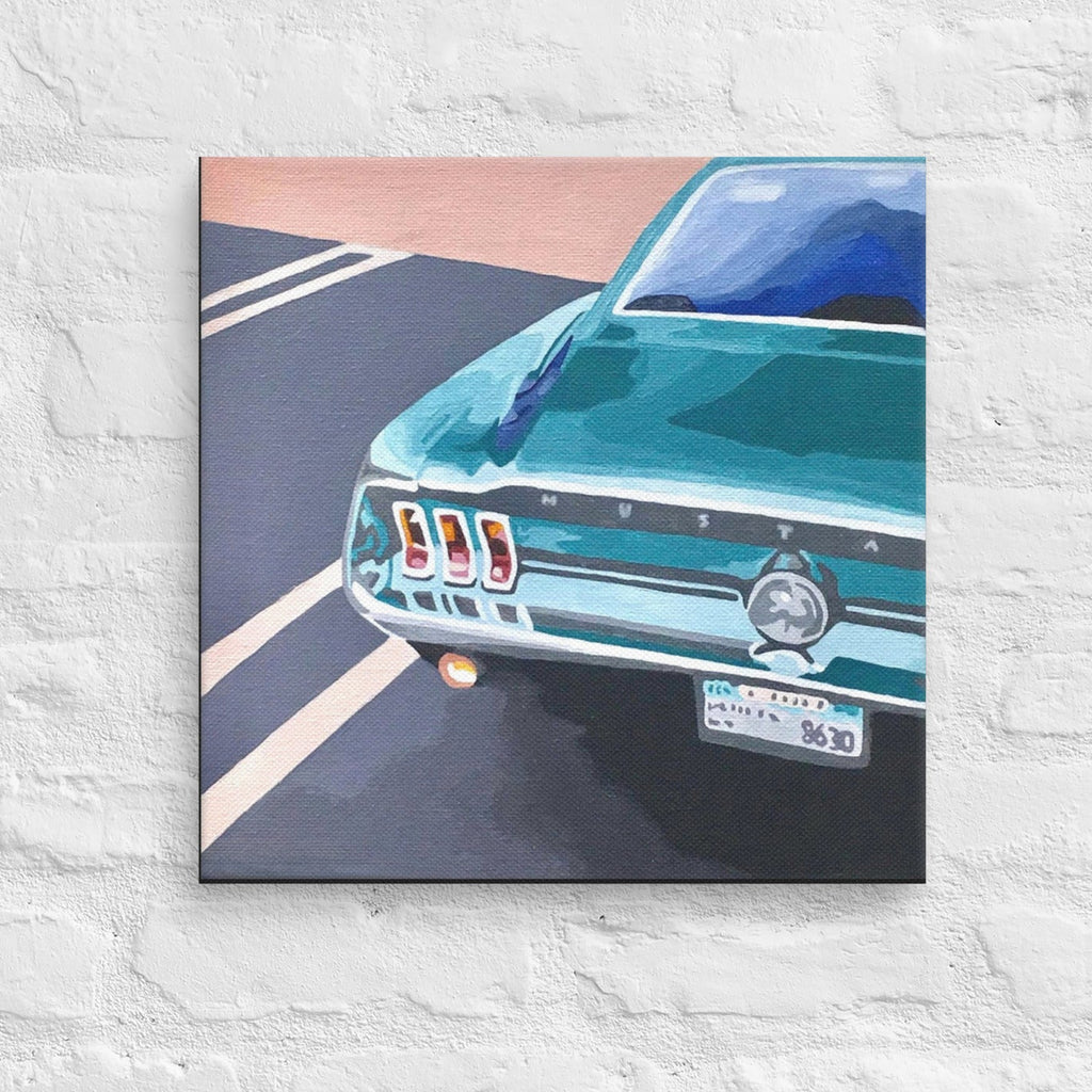 Muscle Car Art Print on Canvas