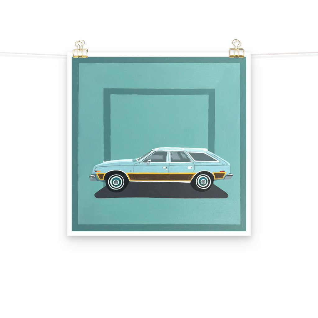 Station Wagon Art Print on Paper