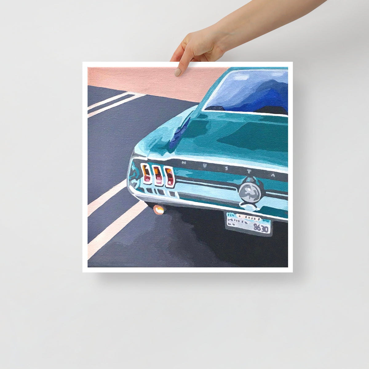 Muscle Car Art Print on Paper