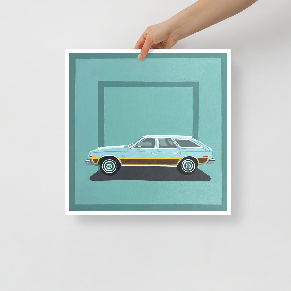 Station Wagon Art Print on Paper